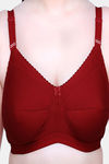 Maroon Clothing Single Layered Non Wired Full Coverage Minimiser Bra (Pack of 3) - Multicolor — thumbnail 9